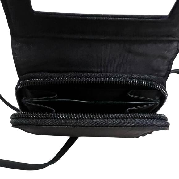 NEW Black Mini Wallet Convertible Crossbody Bag Purse - Picture 6 of 6